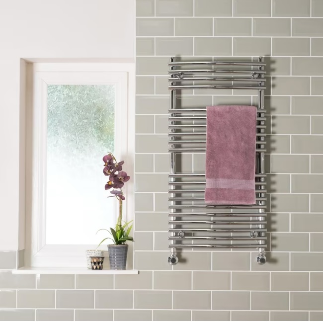 Towel warmer - providing warmth and comfort.