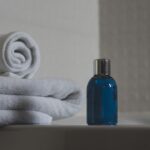 Towel Folding Ideas with perfume bottle