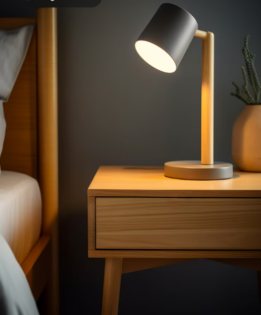 modern photorealistic table lamp