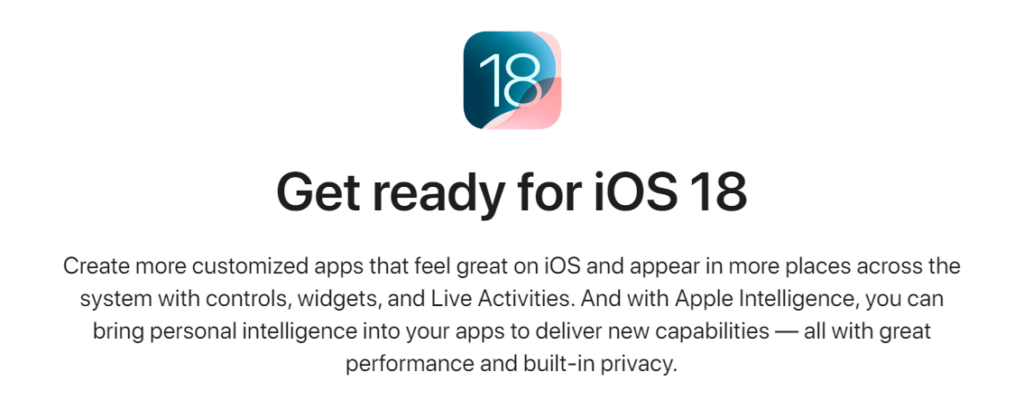 Get ready for iOS 18