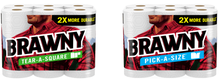 Brawny Paper Towels main title